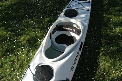 comodidad en kayak de mar 