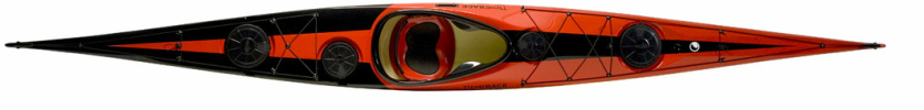 Kayak de mar  de fibra de vidrio Tiderace Xcite