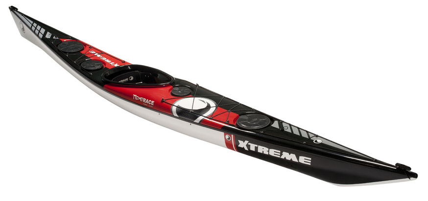 Kayak de mar de fibra de vidrio nuevo Tiderace Xtreme