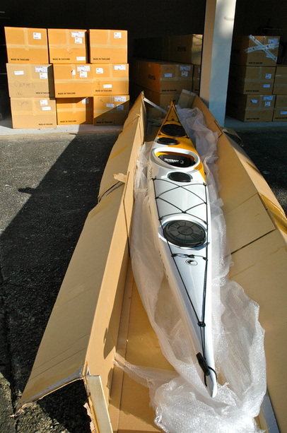 Primera foto del kayak Tiderace Xcape S