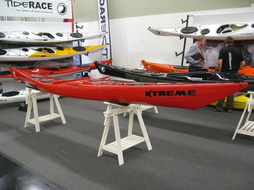 nuevo kayak tiderace xtreme en la kanumesse