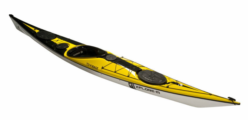 Kayak de mar Tiderace Xplore fibra de vidrio